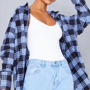 PrettyLittleThing Oversized Flannel